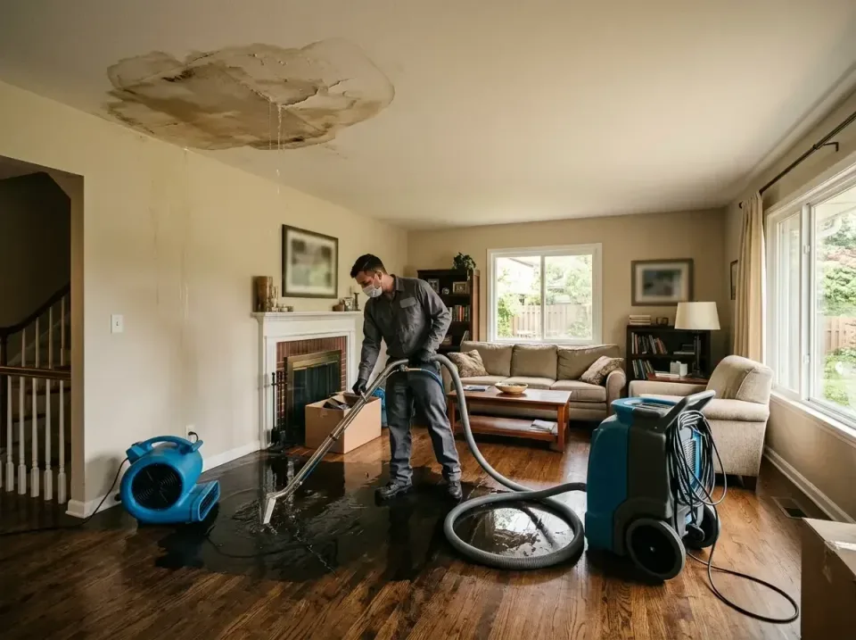 attic-pipe-burst-ceiling-drip-008 — frequently asked questions, Water Damage Restoration & Carpet Care in New London, WI